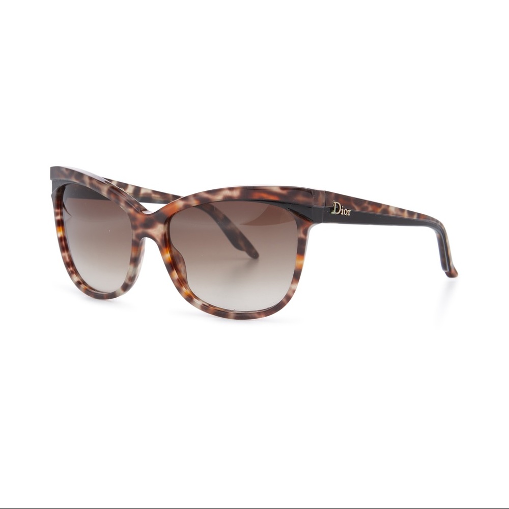 Authentic Dior Havana Tortoise Cat Eye Sunglasses